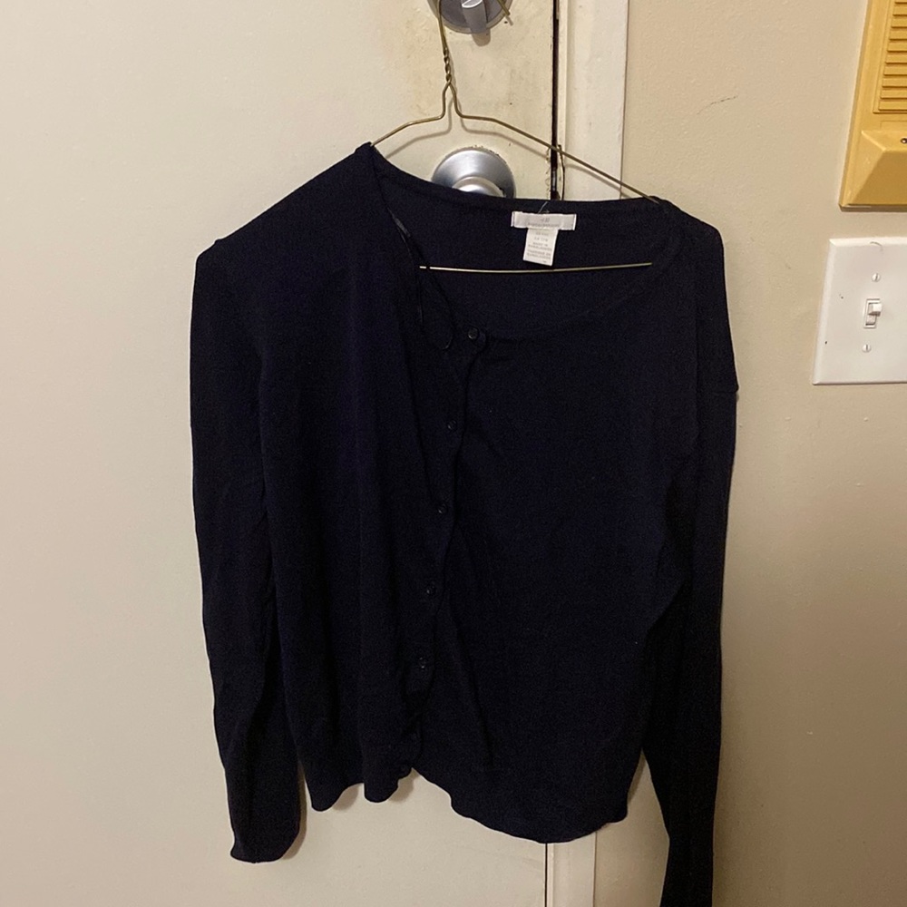 Navy blue sweater